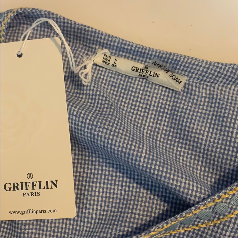 Grifflin Paris Long Sleeve Gingham Dress - Picture 8 of 8